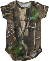 North Texas Mean Green Realtree Camo Infant Bodysuit