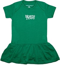 North Texas Mean Green Picot Bodysuit Dress