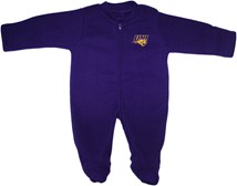 Northern Iowa Panthers Fleece Footed Romper