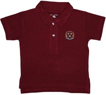 Harvard Crimson Veritas Shield with Wreath & Banner Infant Toddler Polo Shirt