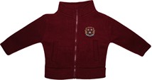 Harvard Crimson Veritas Shield with Wreath & Banner Polar Fleece Zipper Jacket