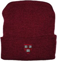 Harvard Crimson Veritas Shield Newborn Baby Knit Cap