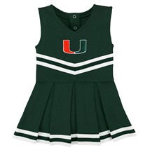 Miami Hurricanes Cheerleader Bodysuit Dress