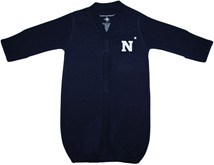 Navy Midshipmen Block N Newborn Gown