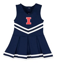 Illinois Fighting Illini Cheerleader Bodysuit Dress
