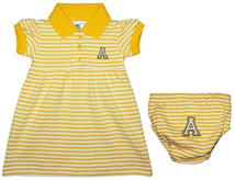 Appalachian State Mountaineers Striped Game Day Dress with Bloomer
