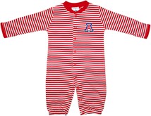 Arizona Wildcats Striped Convertible Gown (Snaps into Romper)
