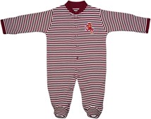 Arizona State Sun Devils Sparky Striped Footed Romper