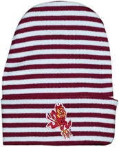 Arizona State Sun Devils Sparky Newborn Baby Striped Knit Cap