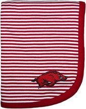 Arkansas Razorbacks Striped Baby Blanket