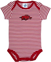 Arkansas Razorbacks Infant Striped Bodysuit