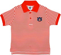 Auburn Tigers "AU" Striped Polo Shirt