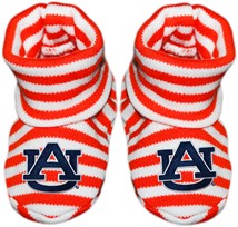 Auburn Tigers "AU" Striped Booties