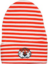 Auburn Tigers Aubie Newborn Baby Striped Knit Cap