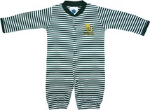 Baylor Bears Striped Convertible Gown (Snaps into Romper)