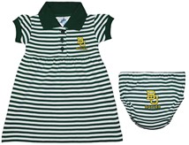 Baylor Bears Striped Game Day Dress with Bloomer