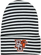 Bowling Green State Falcons Newborn Baby Striped Knit Cap