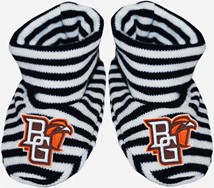Bowling Green State Falcons Striped Booties
