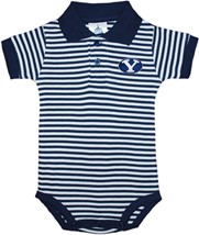BYU Cougars Striped Polo Bodysuit
