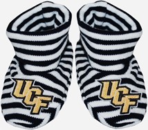 UCF Knights Striped Booties