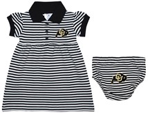 Colorado Buffaloes Striped Game Day Dress with Bloomer