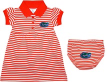 Florida Gators Striped Game Day Dress with Bloomer