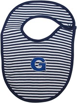 Georgetown Hoyas Striped Newborn Bib