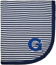 Georgetown Hoyas Striped Baby Blanket