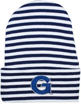 Georgetown Hoyas Newborn Baby Striped Knit Cap