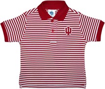 Indiana Hoosiers Striped Polo Shirt