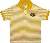 Iowa Hawkeyes Striped Polo Shirt