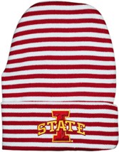 Iowa State Cyclones Newborn Baby Striped Knit Cap