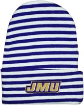 James Madison Dukes Newborn Striped Knit Cap