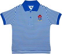 Kansas Jayhawks Baby Jay Striped Polo Shirt