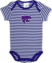 Kansas State Wildcats Infant Striped Bodysuit