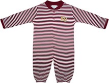 Kutztown Golden Bears Striped Convertible Gown (Snaps into Romper)