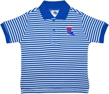 Louisiana Tech Bulldogs Striped Polo Shirt