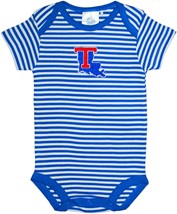 Louisiana Tech Bulldogs Infant Striped Bodysuit