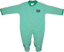 Marshall Thundering Herd Striped Footed Romper
