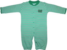 Marshall Thundering Herd Striped Convertible Gown (Snaps into Romper)
