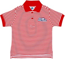 Ole Miss Rebels Striped Polo Shirt