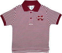 Mississippi State Bulldogs Striped Polo Shirt