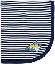 Montana State Bobcats Striped Baby Blanket