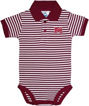 Morehouse Maroon Tigers Striped Polo Bodysuit