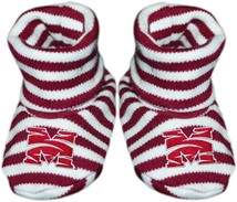 Morehouse Maroon Tigers Striped Booties