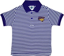 Northern Iowa Panthers Striped Polo Shirt