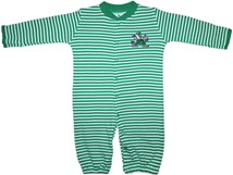 Notre Dame Fighting Irish Striped Convertible Gown (Snaps into Romper)