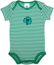 Notre Dame ND Shamrock Infant Striped Bodysuit