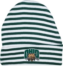 Ohio Bobcats Newborn Striped Knit Cap