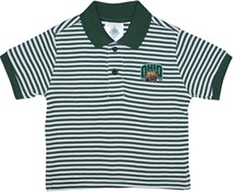 Ohio Bobcats Striped Polo Shirt